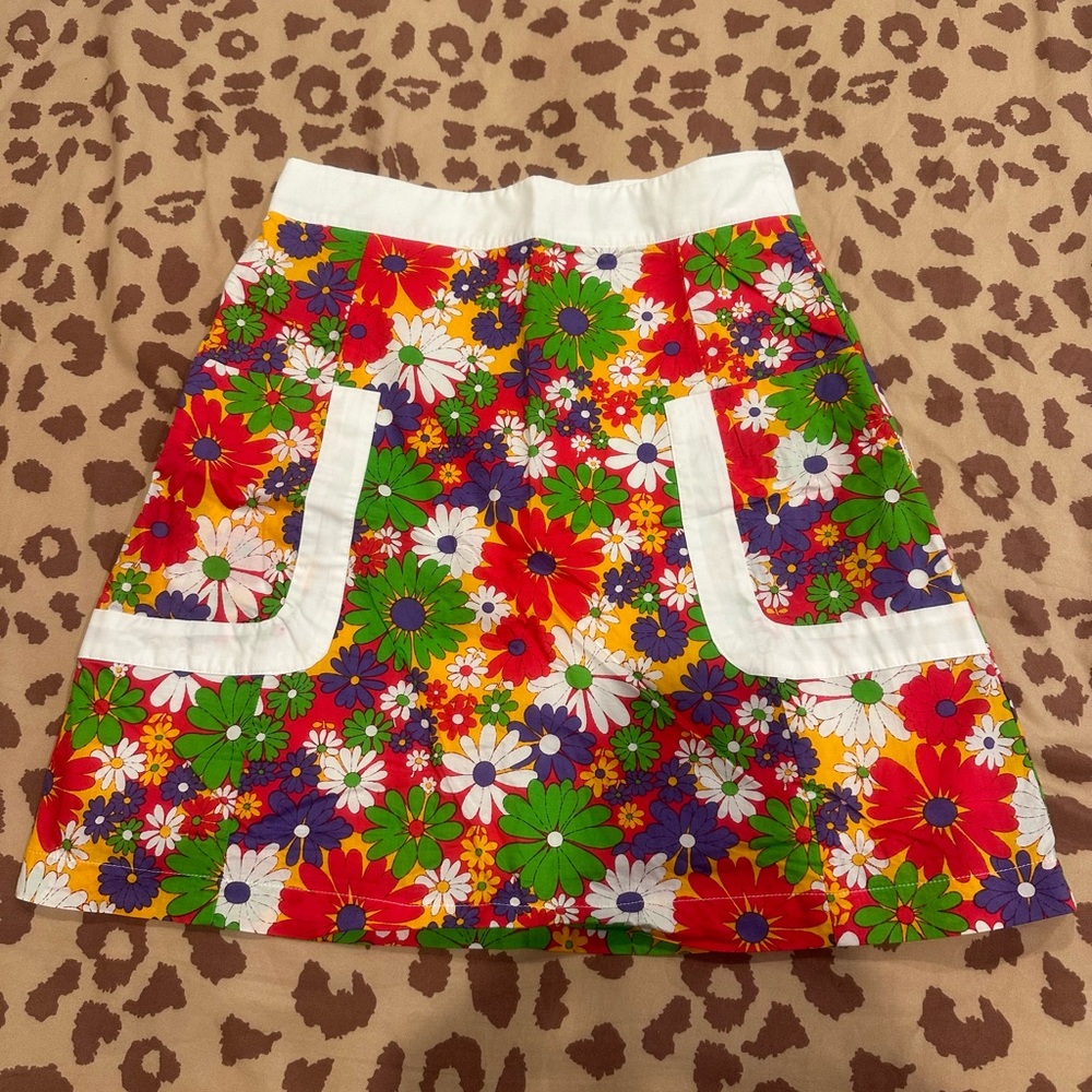 Out of Stock Unique Vintage flower power skirt
